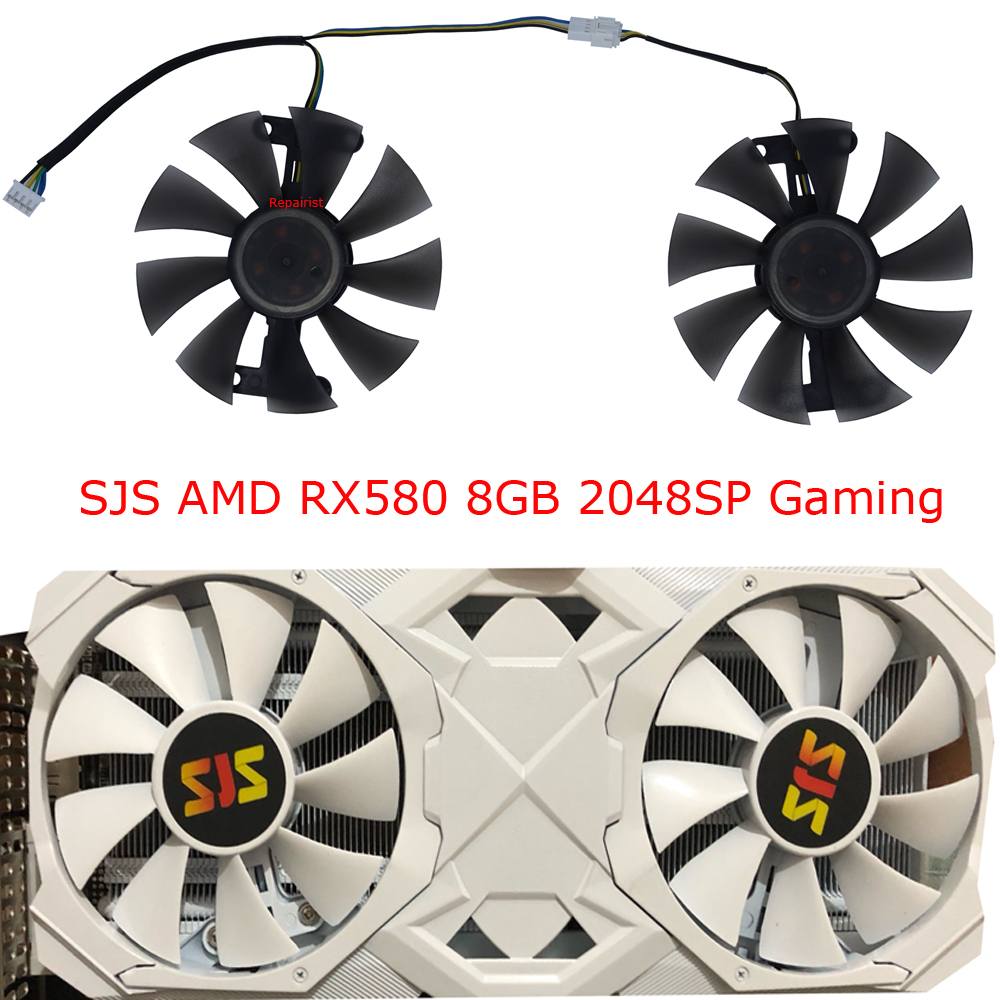 Rx 580 8Gb 2048Sp Gpu - Ventilador para tarjetas de vídeo, Enfriador