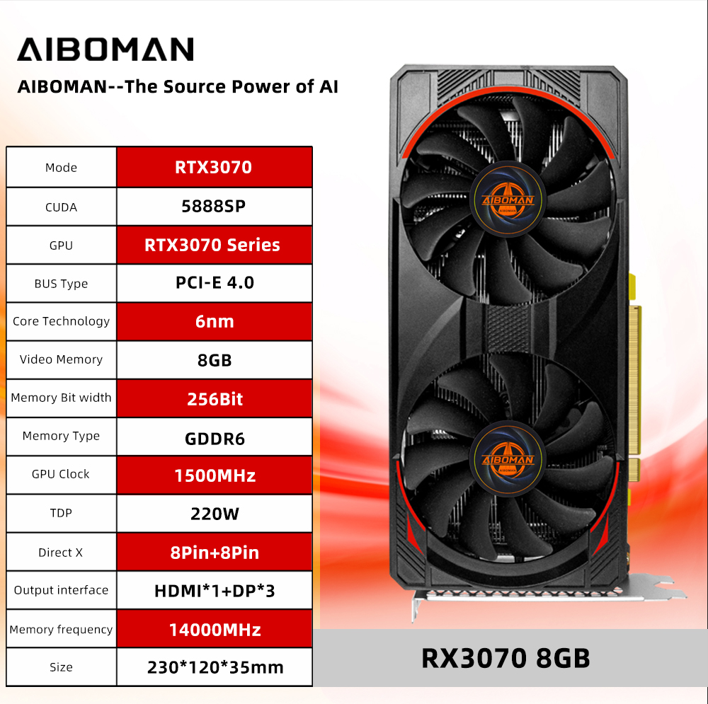 Tarjetas gráficas de ordenador - Rtx 3070 8Gb Graphics Card reseña y precio