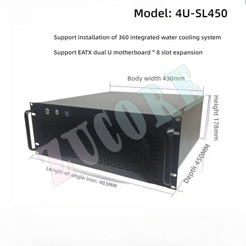Chasis de servidor 4U EATX pla - 8 Gpu 4U Server Chassis reseña y precio
