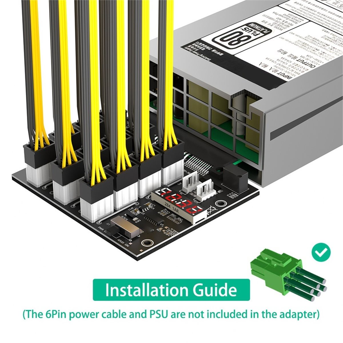 Placa de Distribución M05K de  - 2400W Server Psu Breakout Board reseña y precio