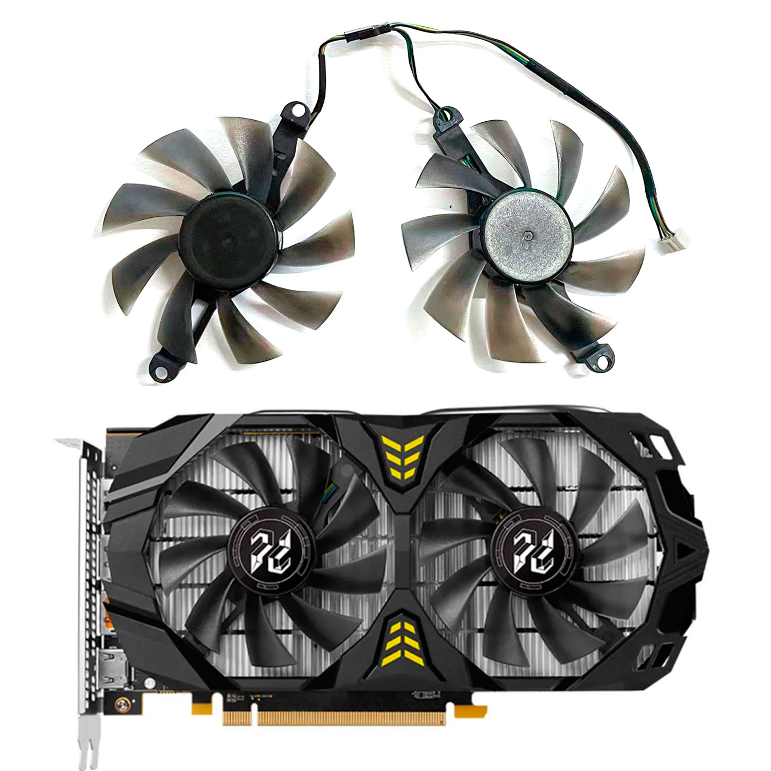 Nuevo ventilador GPU 4PIN 85MM - Rx 580 8Gb 2048Sp Gpu reseña y precio