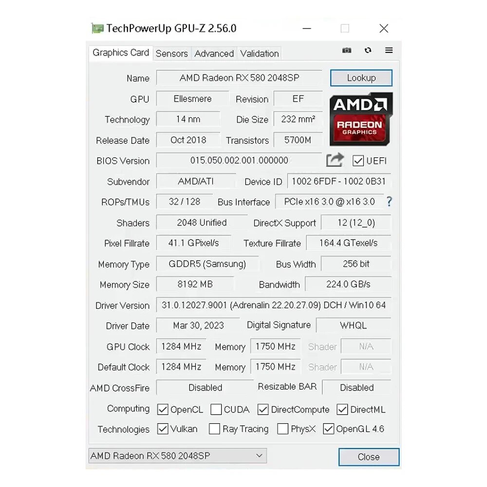 Tarjeta gráfica SOYO AMD Radeo - Rx 580 8Gb 2048Sp Gpu reseña y precio